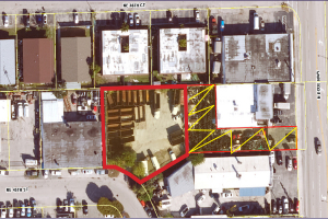 </p>
<p style="text-align: center;">WALLED IN<br />±16,000 SF SECURE LOT<br />FOR LEASE